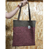 TOTE BAG ANIMAL PRINT GRANATE