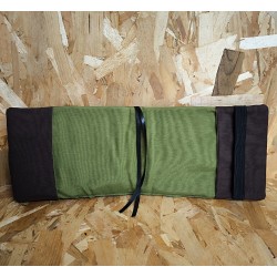 FUNDA GUIA MARRON VERDE