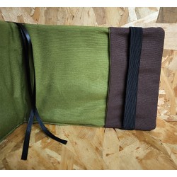 FUNDA GUIA MARRON VERDE