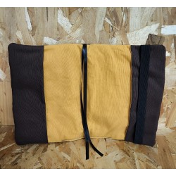 FUNDA GUIA MARRON AMARILLO VERTICAL