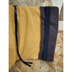 FUNDA GUIA MARRON AMARILLO VERTICAL