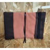 FUNDA GUIA MARRON NARANJA VERTICAL