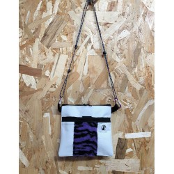 BOLSO PEQUEÑO BLANCO CEBRA