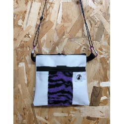 BOLSO PEQUEÑO BLANCO CEBRA