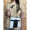 BOLSO PEQUEÑO BLANCO NEGRO