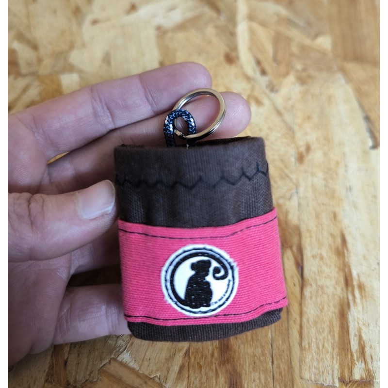 MINI MAGNE MARRON ROSA