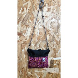 BOLSO PEQUEÑO LEOPARDO MORADO