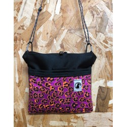 BOLSO PEQUEÑO LEOPARDO MORADO