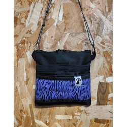 BOLSO PEQUEÑO CEBRA MORADO