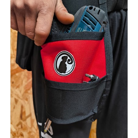 PISTOLERA CINTURON ROJO