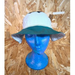 GORRO BUCKET VERDE BEIGE NEGRO