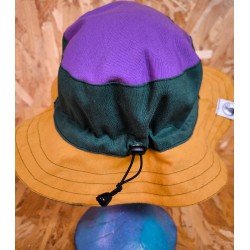 GORRO BUCKET AMARILLO VERDE MORADO