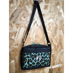 BOLSO ANIMAL PRINT AZUL